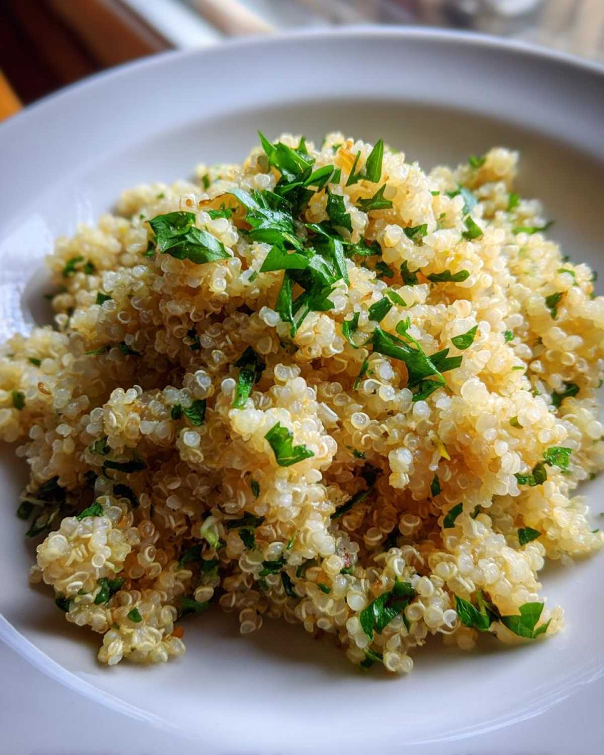 Garlic Quinoa - detail 1
