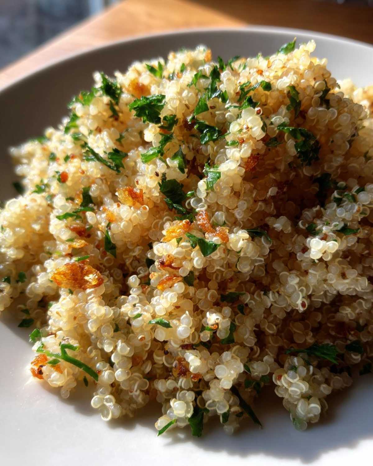 Garlic Quinoa - detail 2