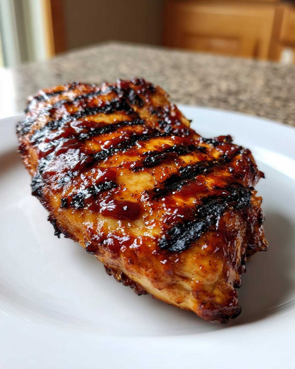 Grilled Chicken Breast With Barbecue Glaze - detail 1