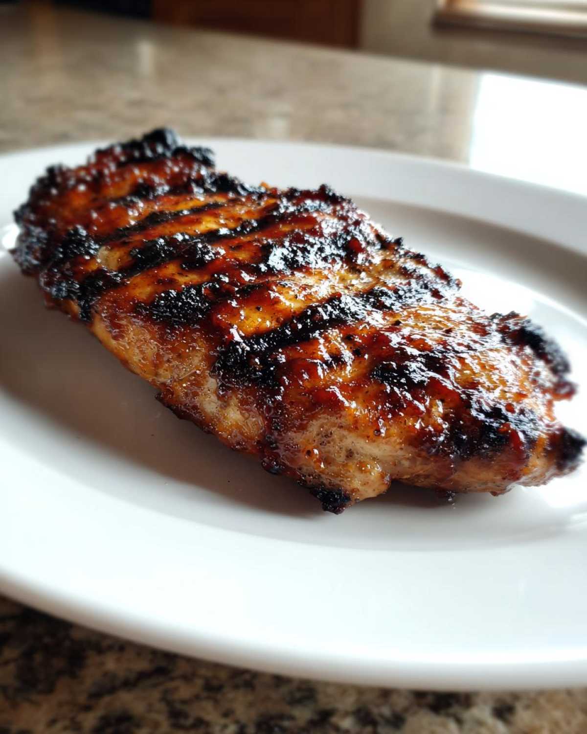 Grilled Chicken Breast With Barbecue Glaze - detail 2