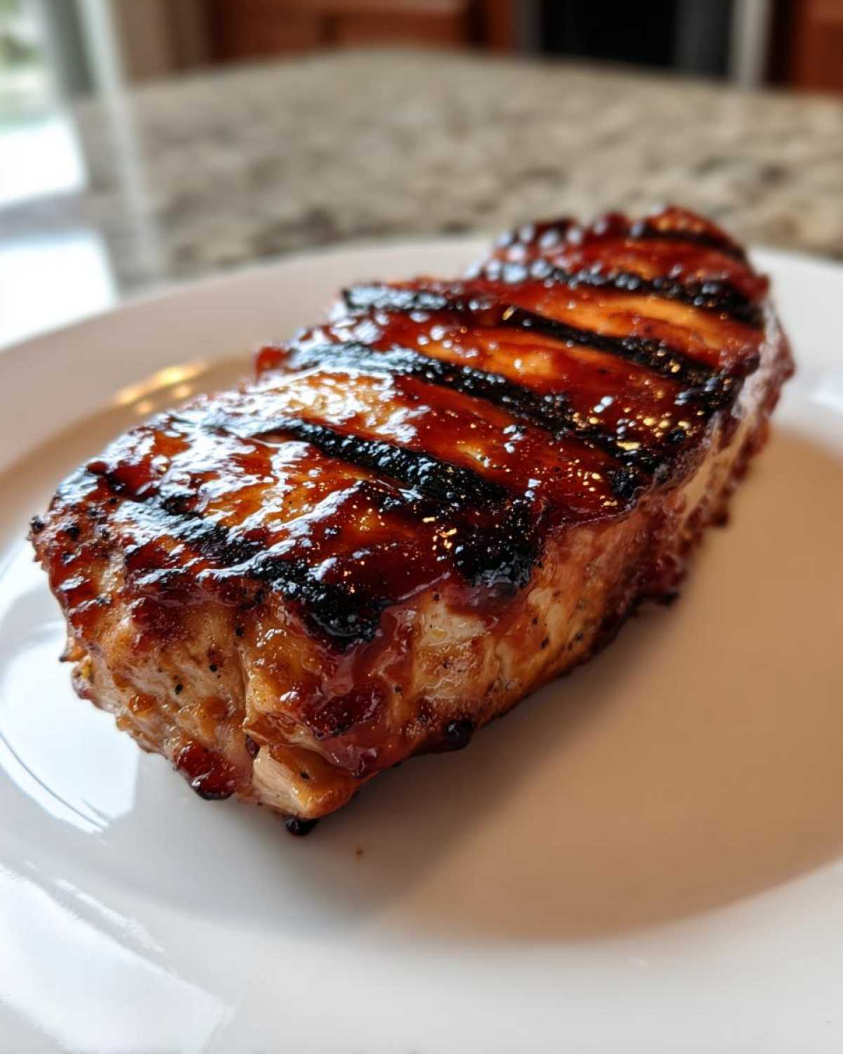Grilled Chicken Breast With Barbecue Glaze - detail 4