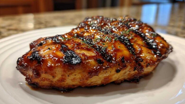 Grilled Chicken Breast With Barbecue Glaze