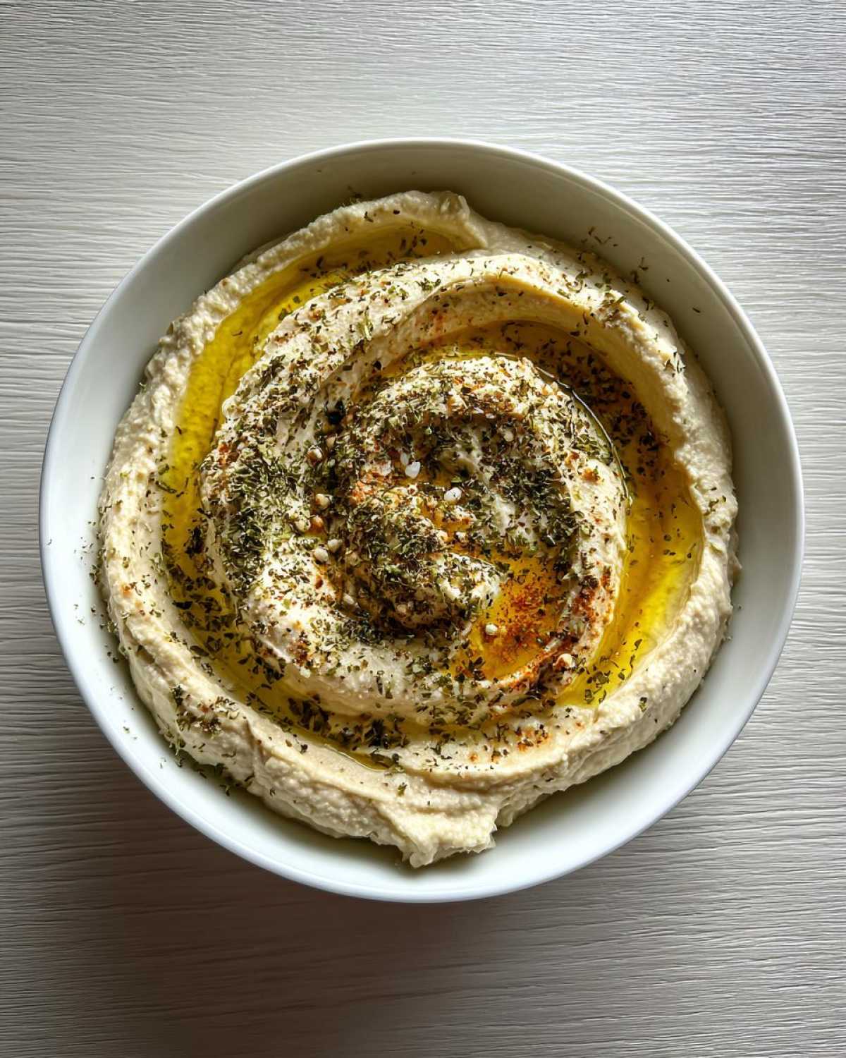 Homemade Hummus - detail 1