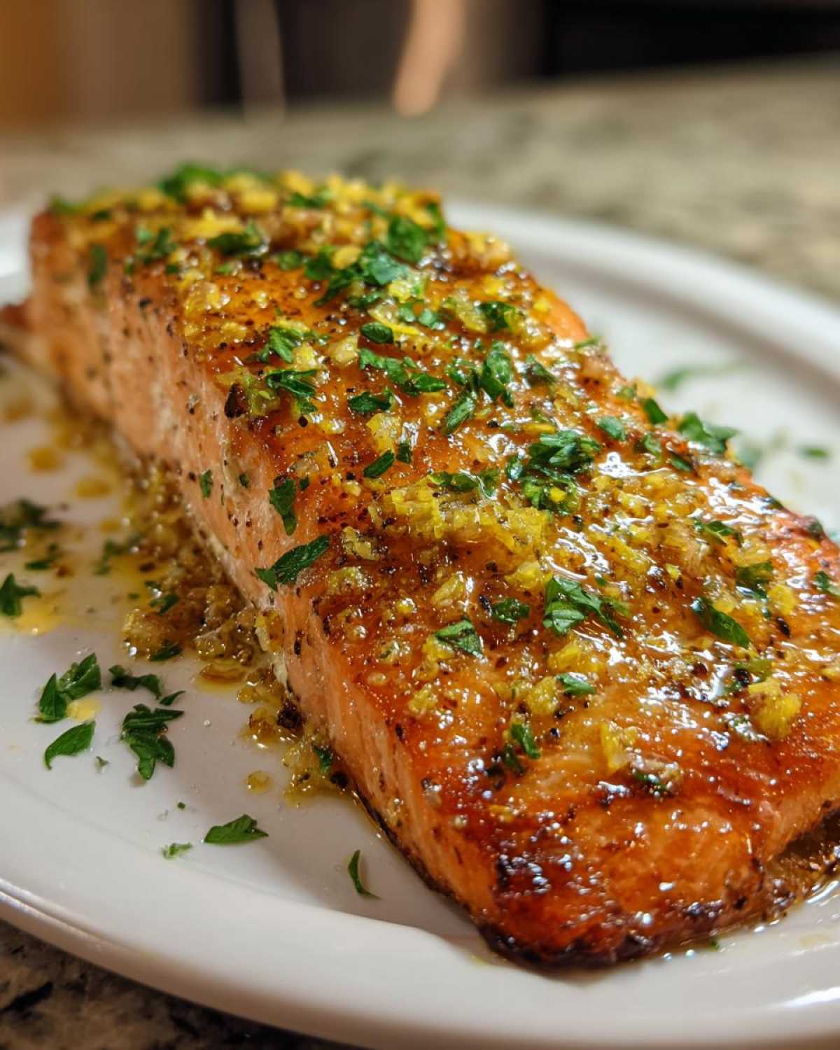 Lemon Garlic Baked Salmon - detail 1