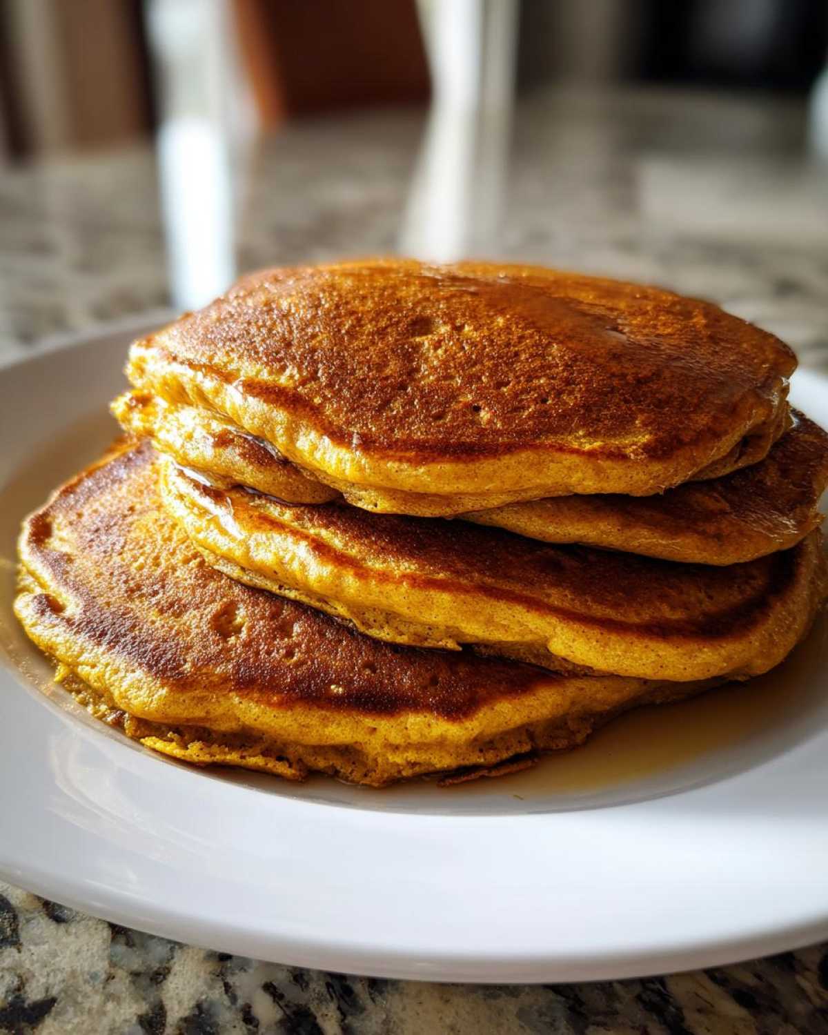 Light and Fluffy Pumpkin Pancakes - detail 3