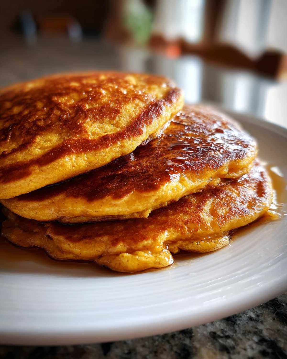 Light and Fluffy Pumpkin Pancakes - detail 4