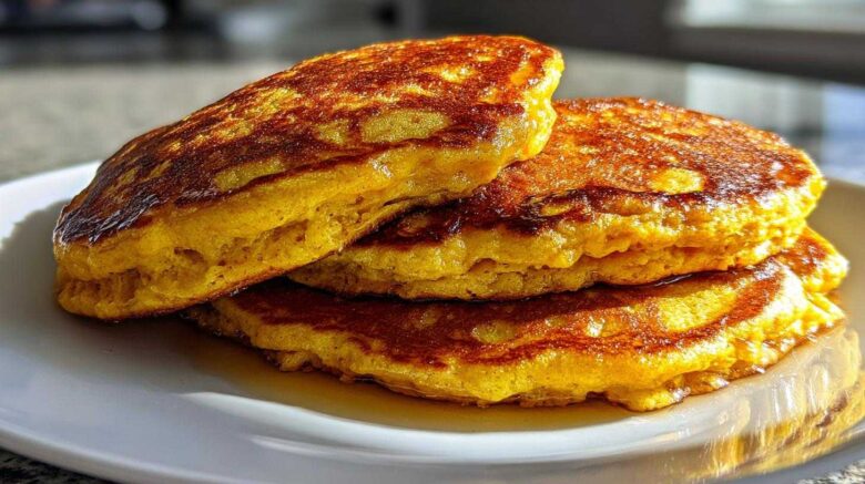 Light and Fluffy Pumpkin Pancakes