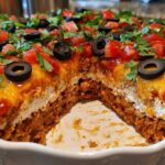 Mexican Mess Bean Dip