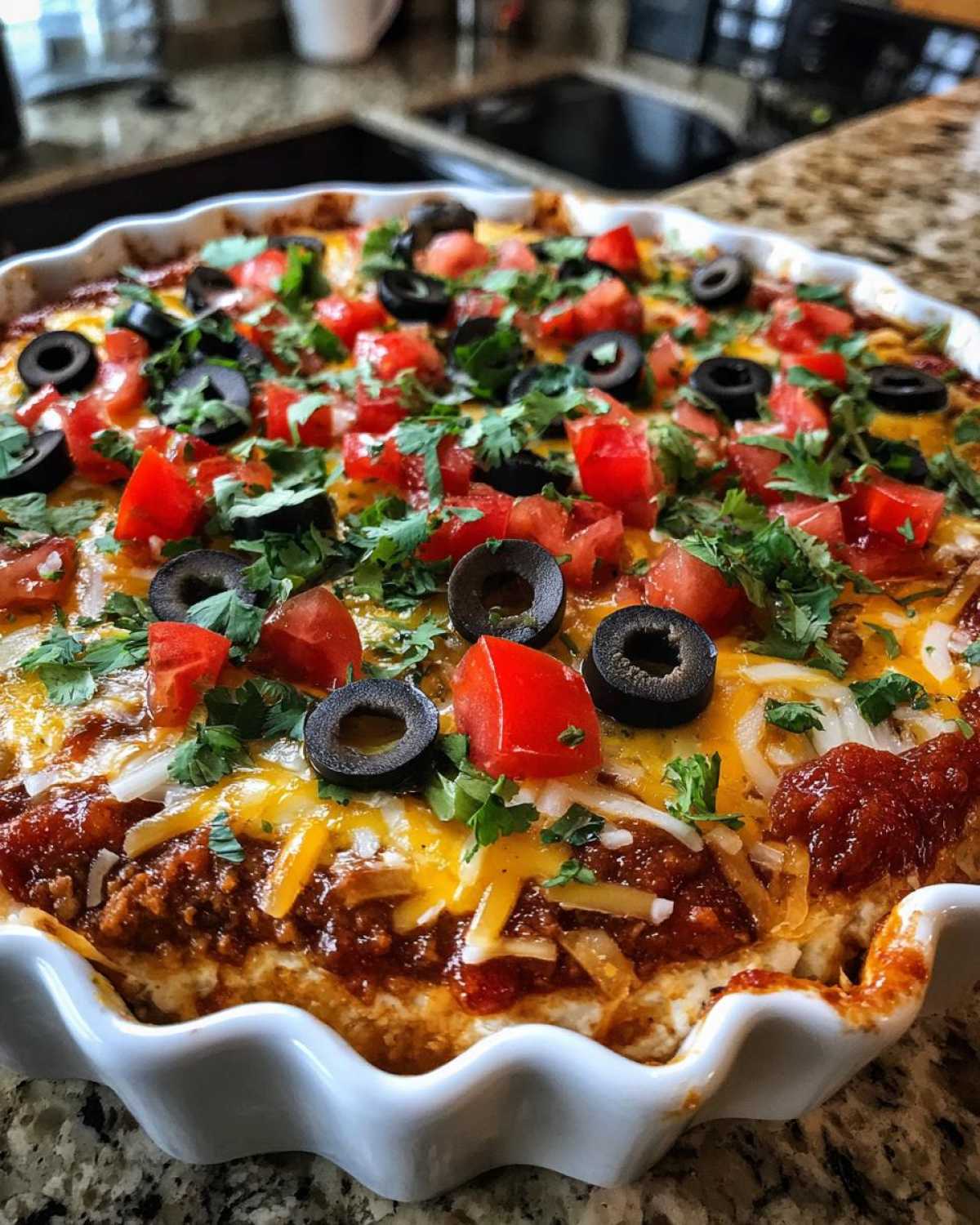 Mexican Mess Bean Dip - detail 4