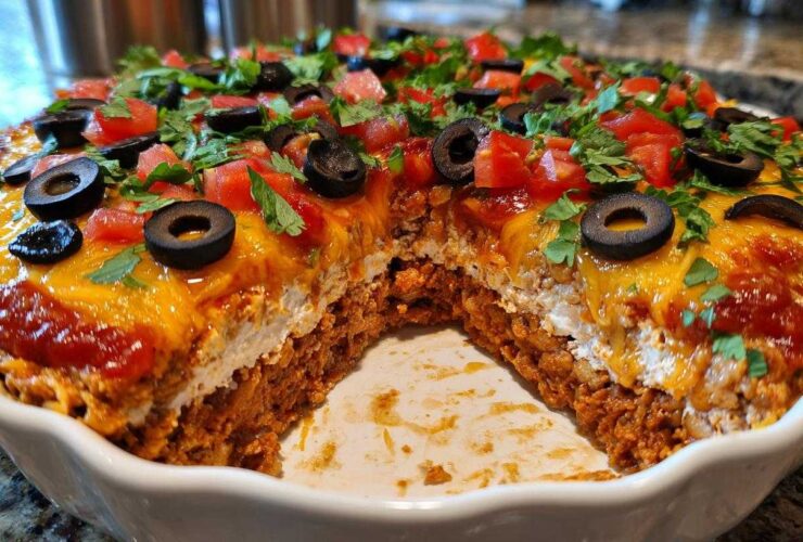 Mexican Mess Bean Dip
