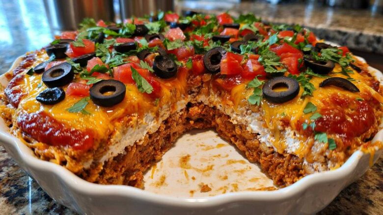 Mexican Mess Bean Dip