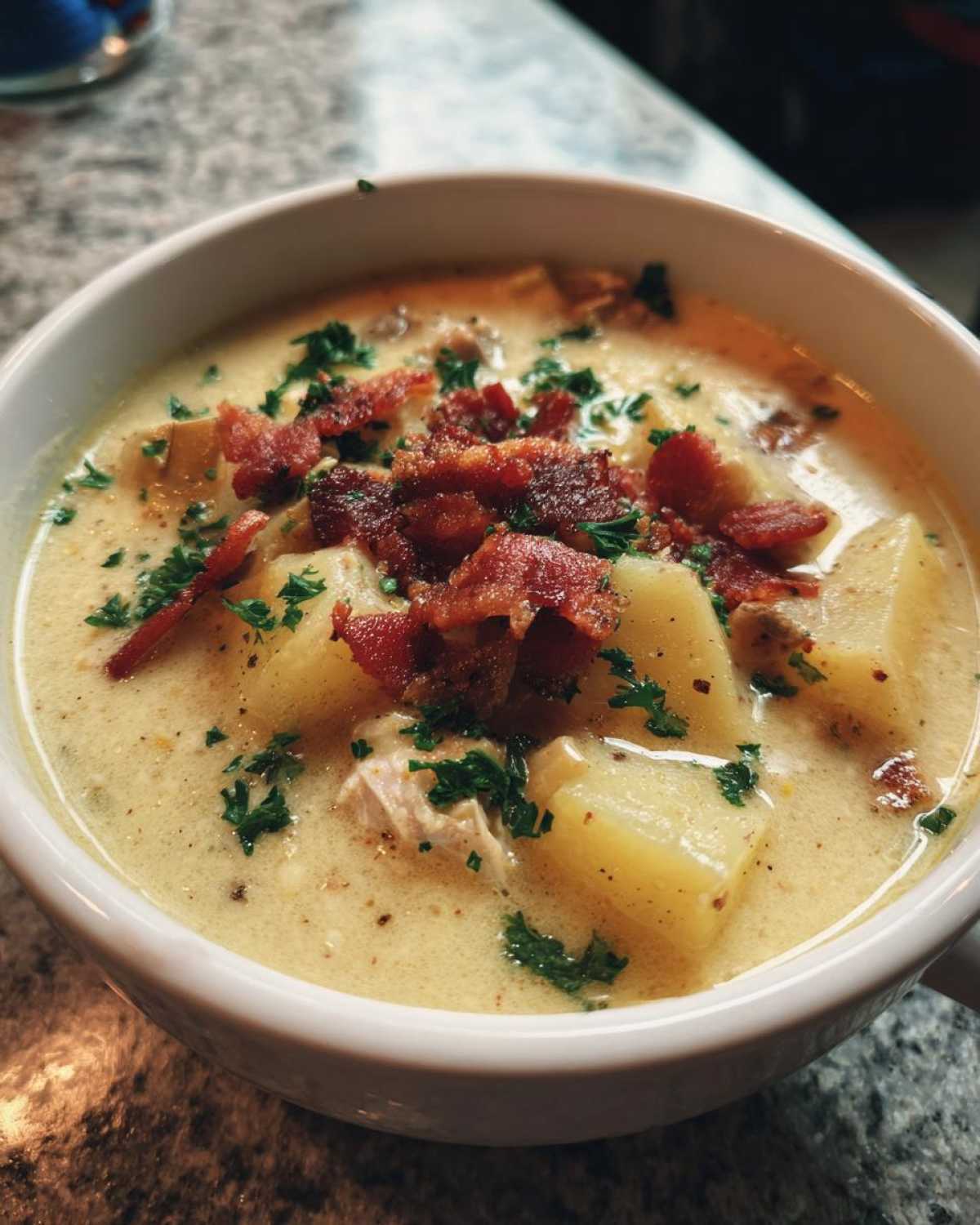 New England Clam Chowder - detail 1