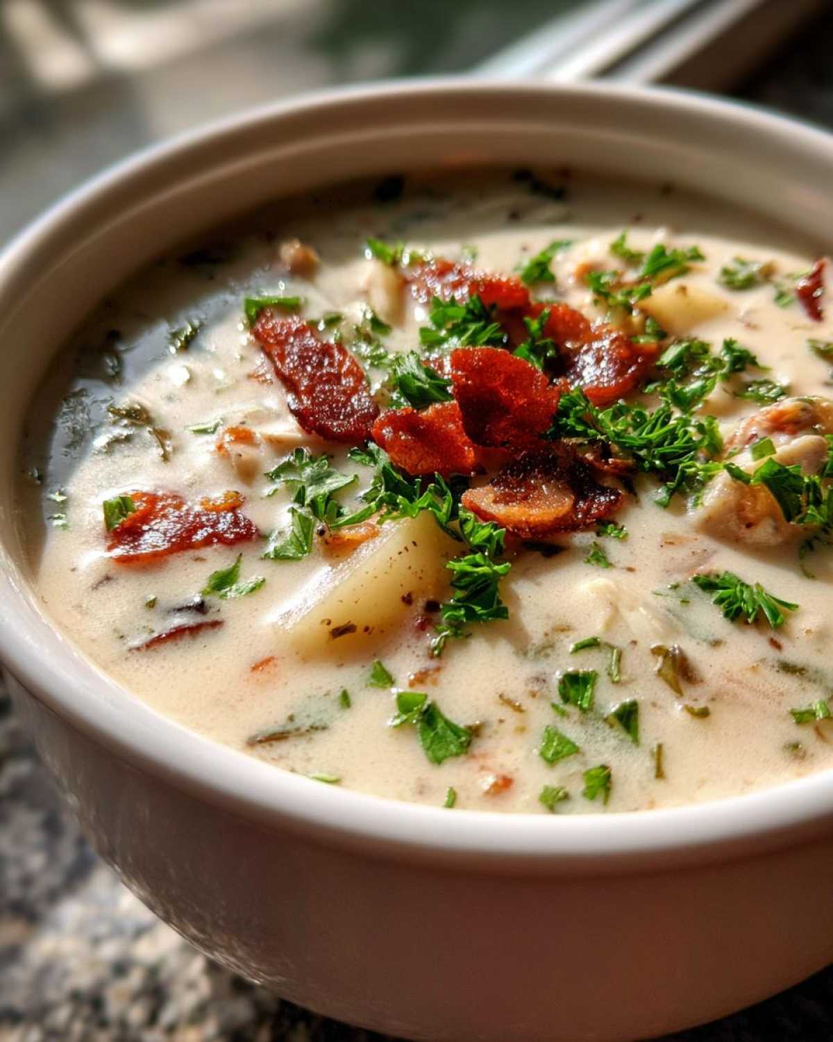 New England Clam Chowder - detail 4