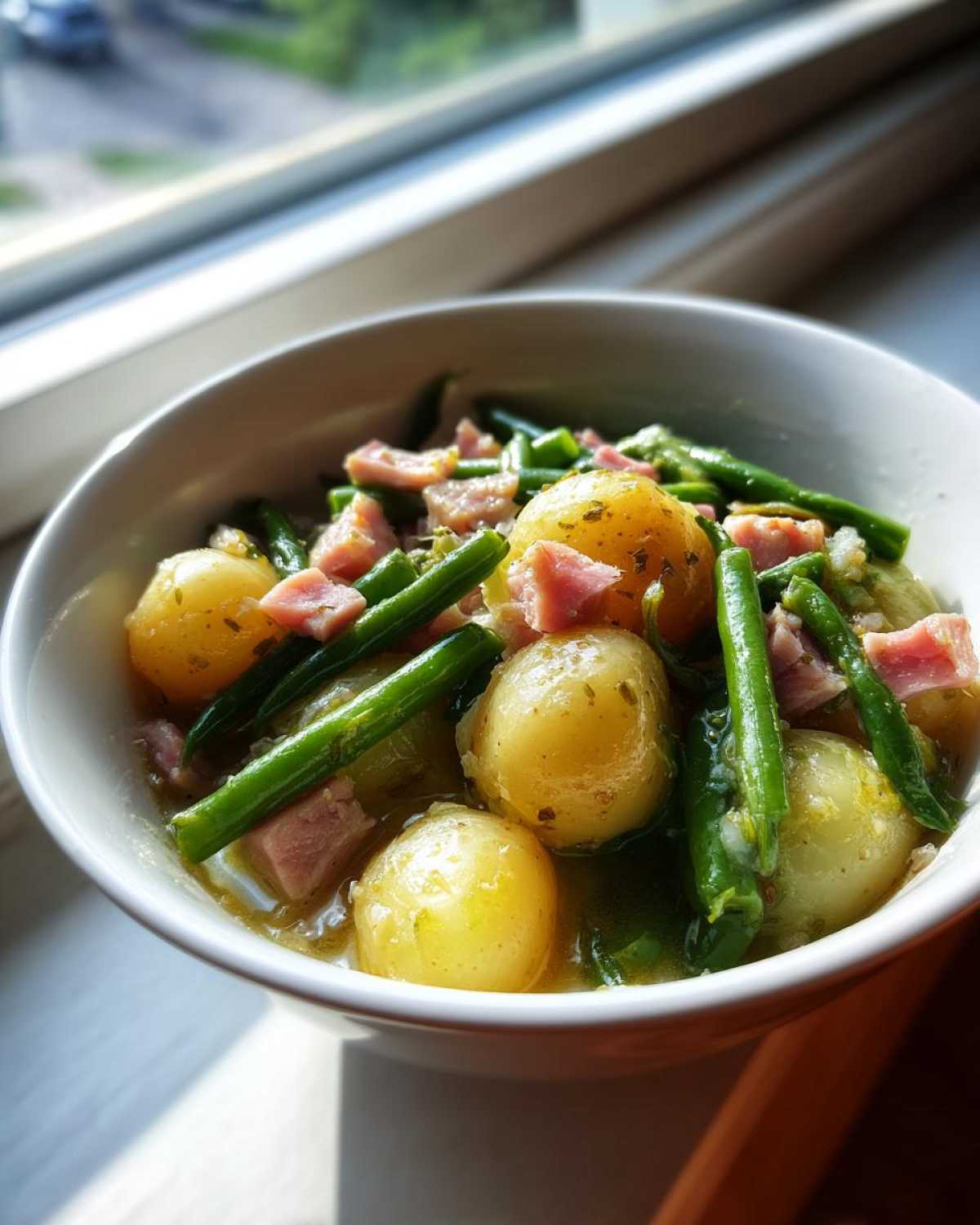 New Potatoes, Green Beans & Ham - detail 4