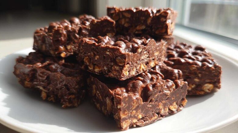 No-Bake Chocolate Cornflake Bars
