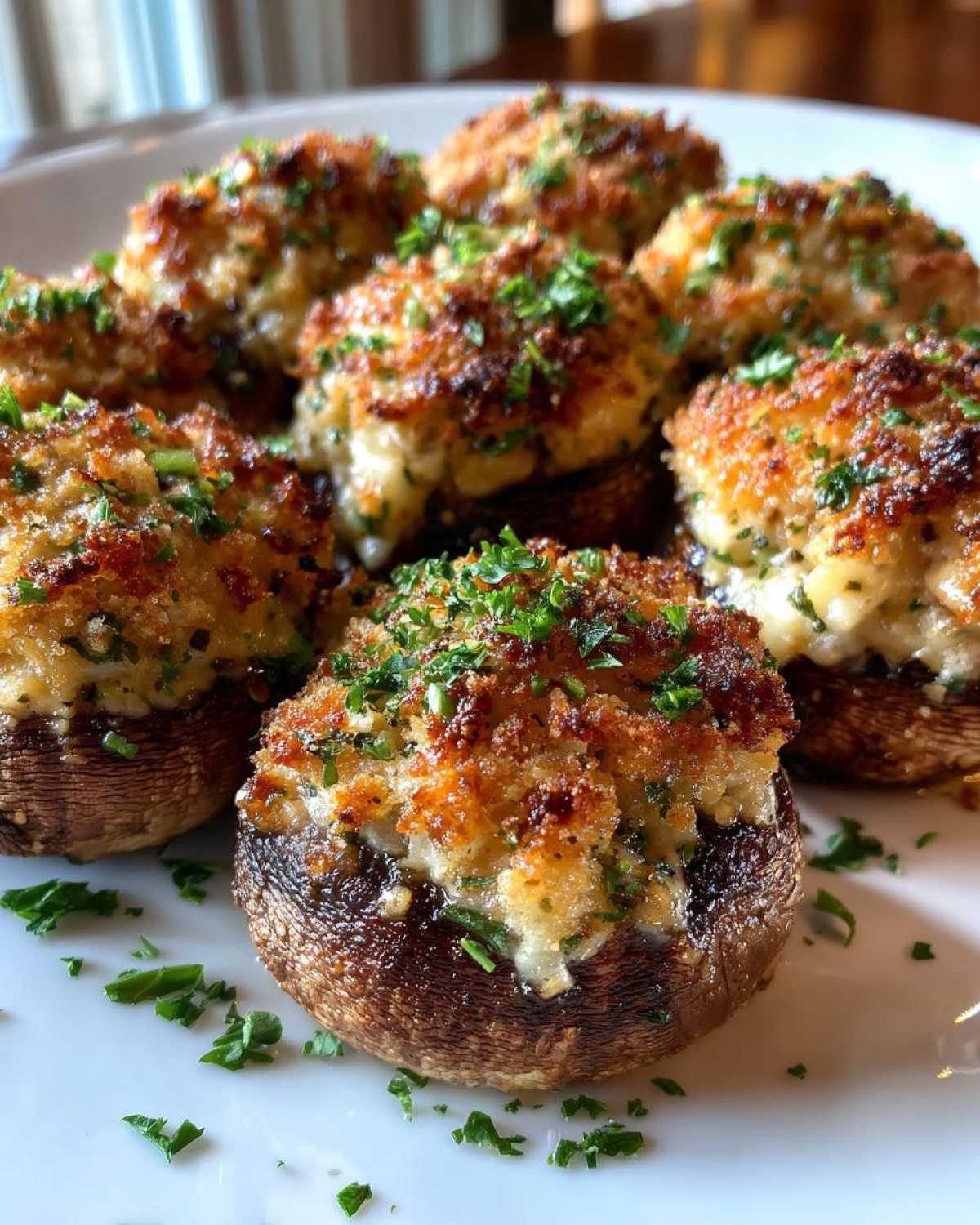 Olive Garden Stuffed Mushrooms (Copycat) - detail 2