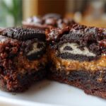 Oreo & Peanut Butter Brownie Cupcakes