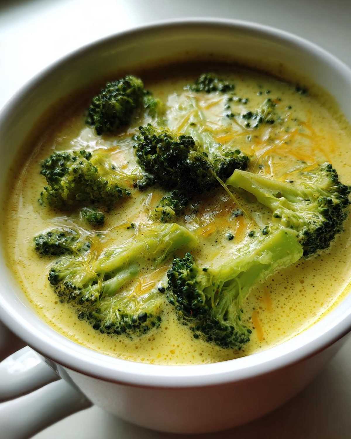 Panera Broccoli Cheese Soup - detail 1
