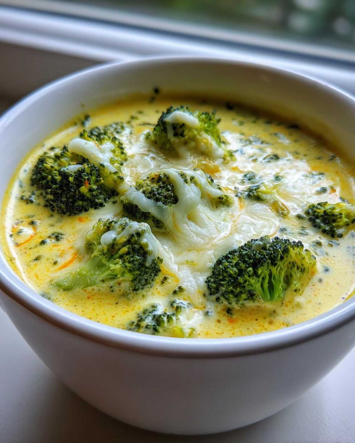 Panera Broccoli Cheese Soup - detail 2