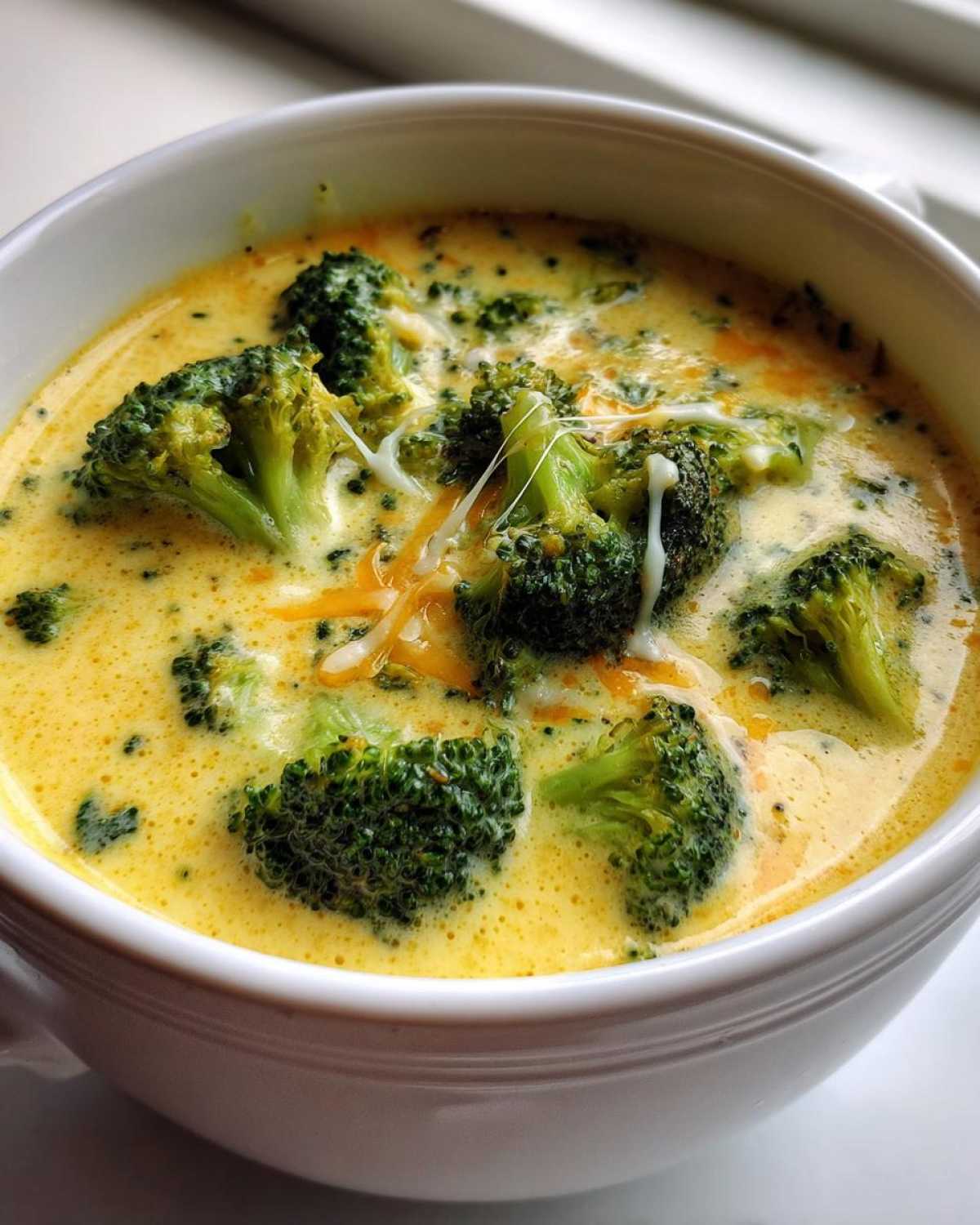 Panera Broccoli Cheese Soup - detail 3