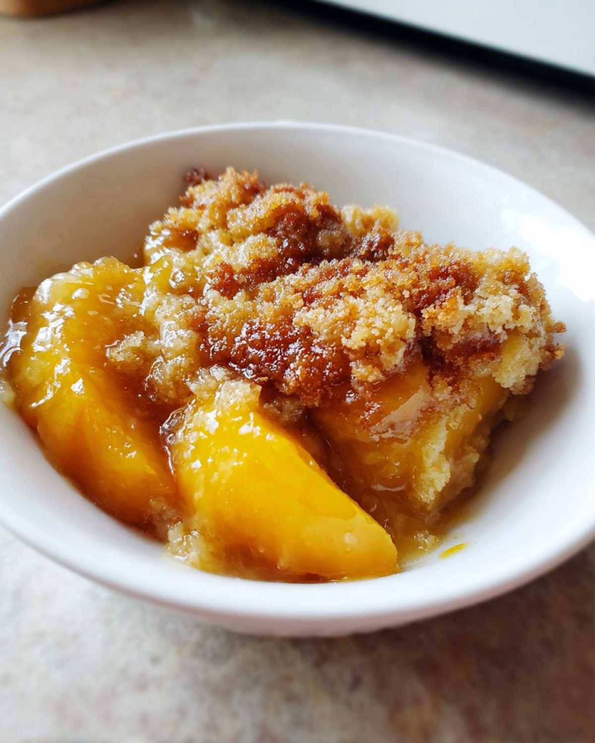 Peach Cobbler Dump Cake - detail 4