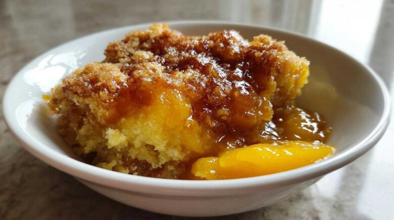 Peach Cobbler Dump Cake