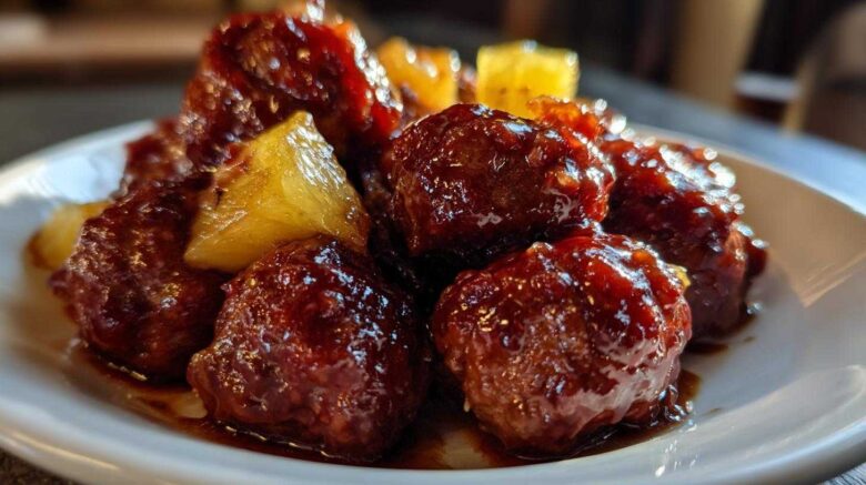 Pineapple Meatballs