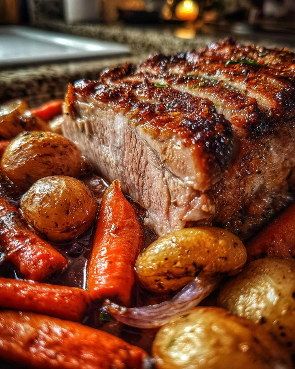 Pork Roast with Vegetables - detail 1