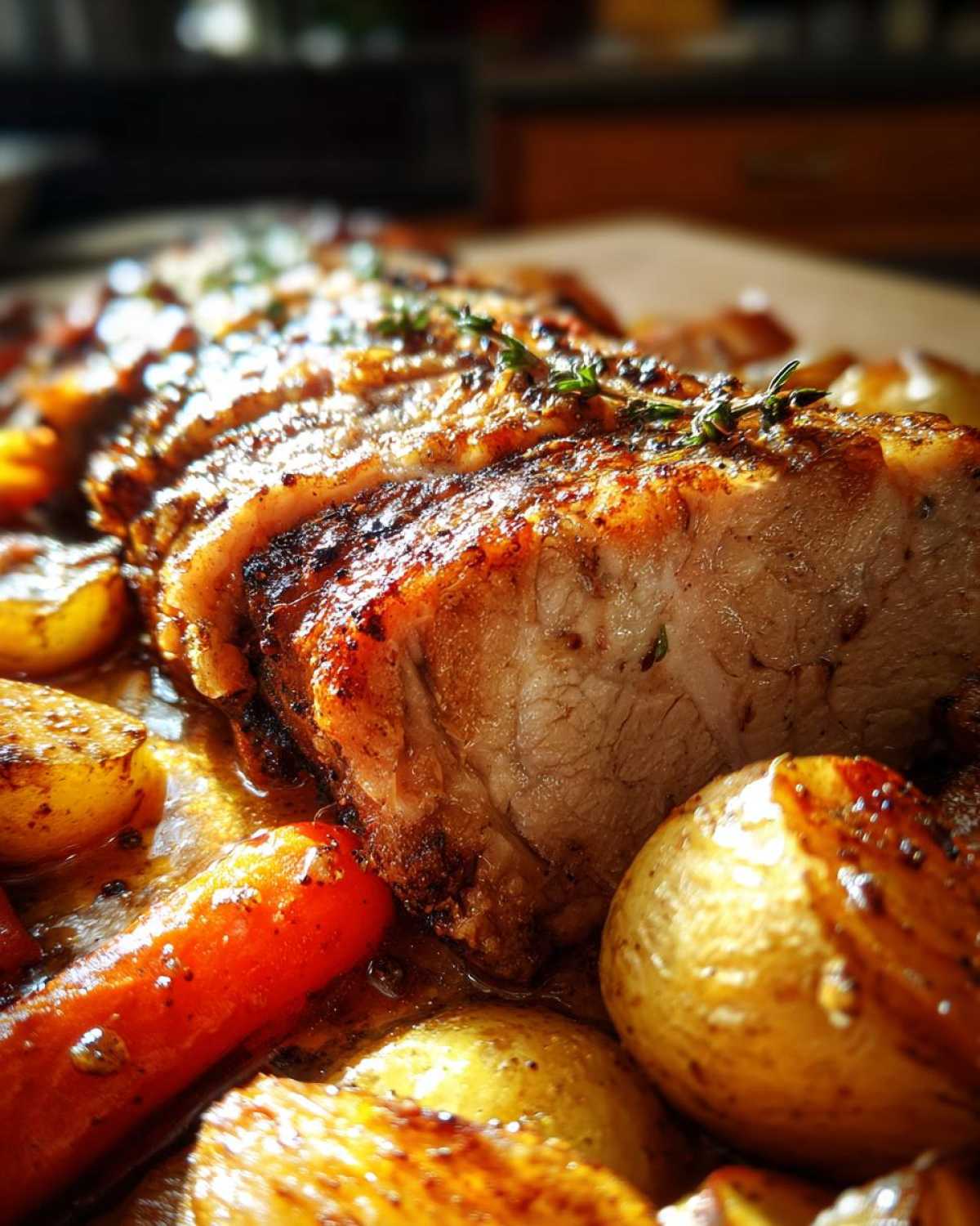 Pork Roast with Vegetables - detail 2
