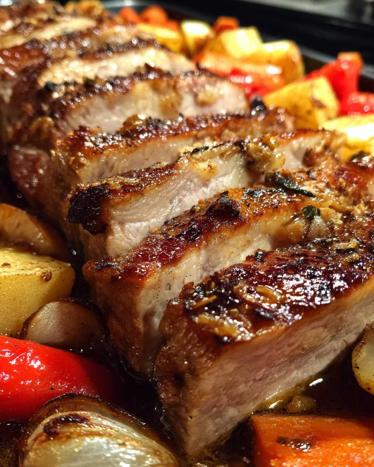Pork Roast with Vegetables - detail 3