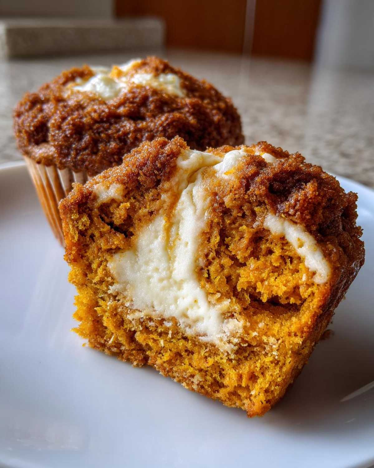 Pumpkin Cream Cheese Muffins - detail 2