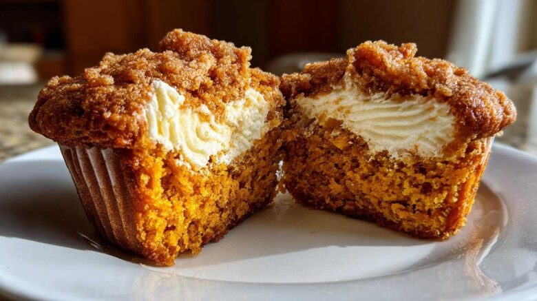 Pumpkin Cream Cheese Muffins