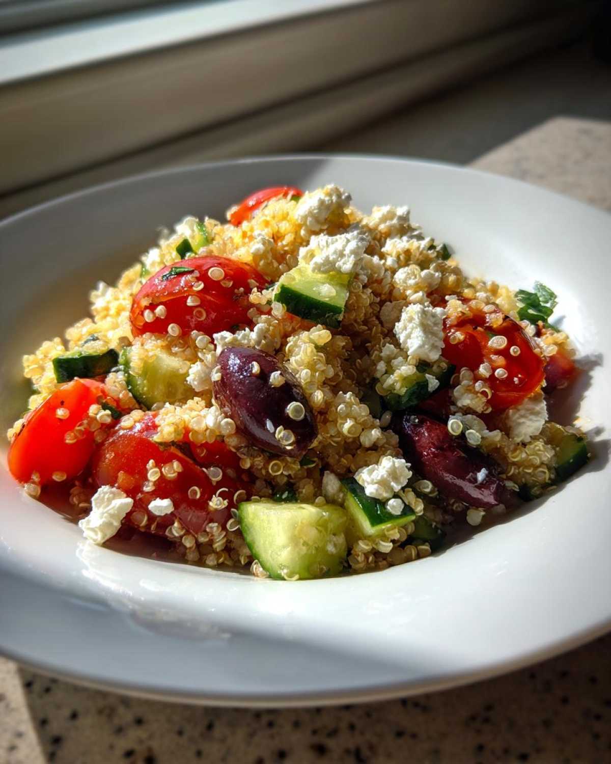 Quinoa Greek Salad - detail 2