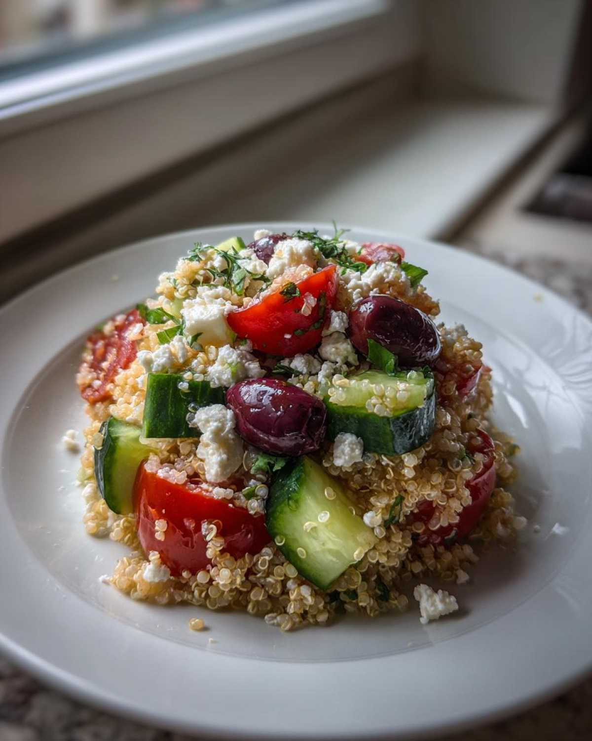 Quinoa Greek Salad - detail 4