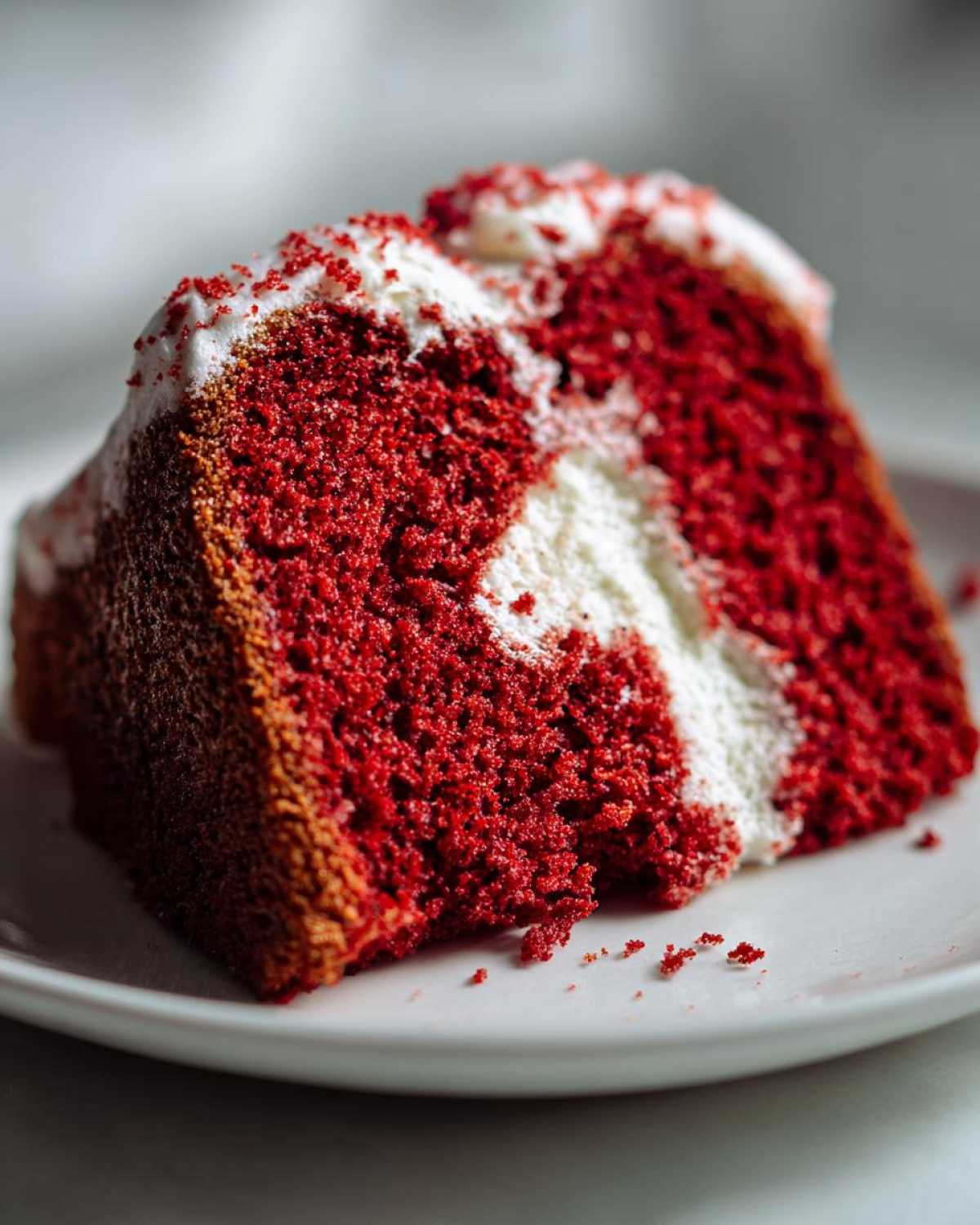 Red Velvet Angel Food Cake - detail 2