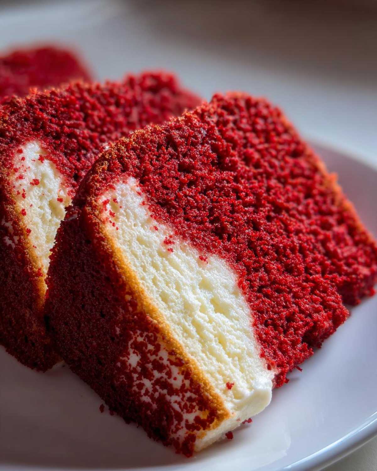 Red Velvet Angel Food Cake - detail 3