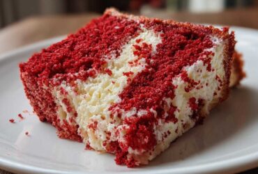 Red Velvet Angel Food Cake