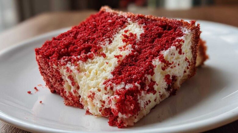 Red Velvet Angel Food Cake