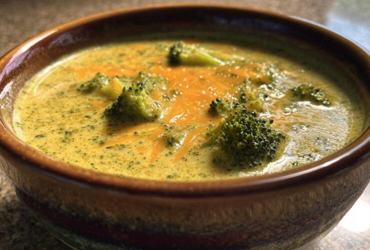 Slow-Cooker Broccoli Cheese Soup