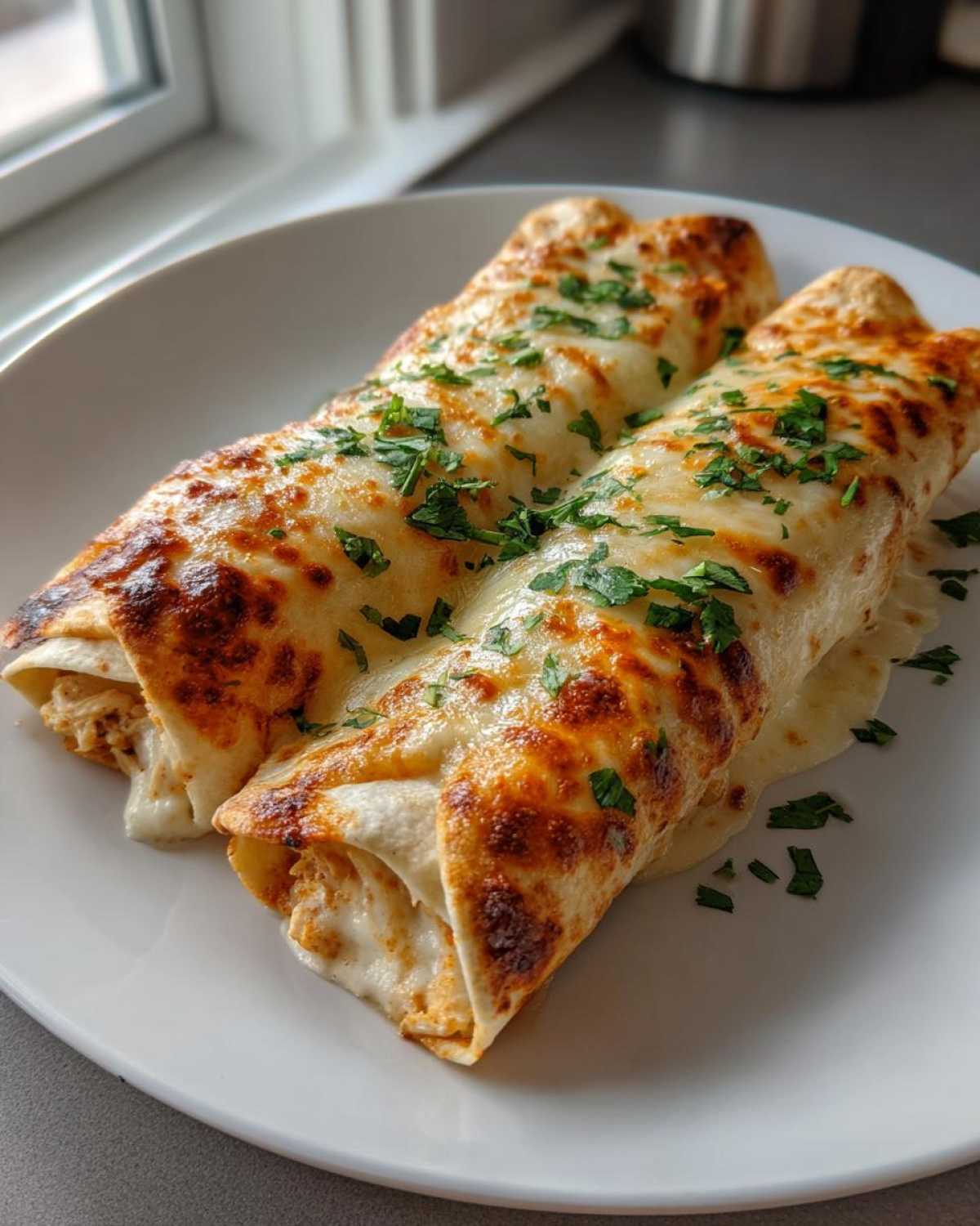 Sour Cream Chicken Enchiladas - detail 2