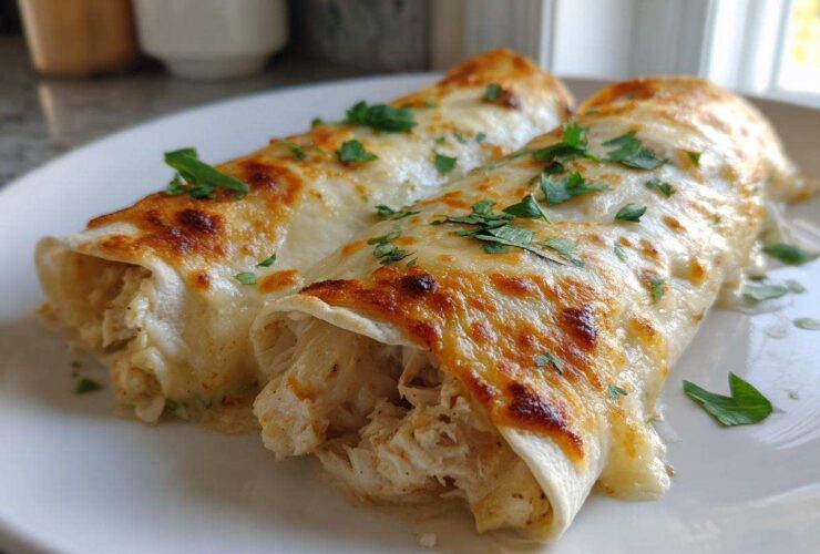 Sour Cream Chicken Enchiladas