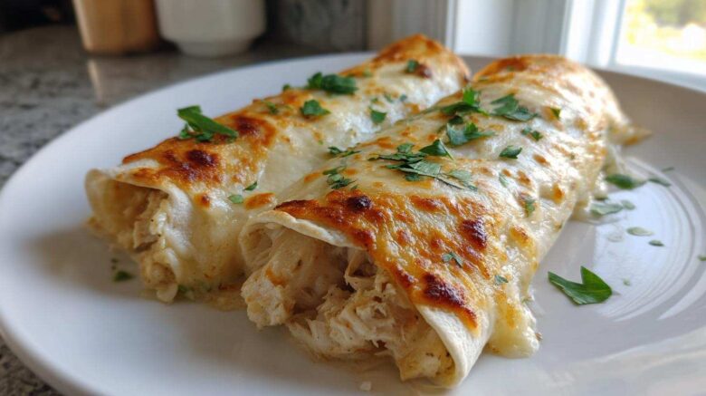Sour Cream Chicken Enchiladas