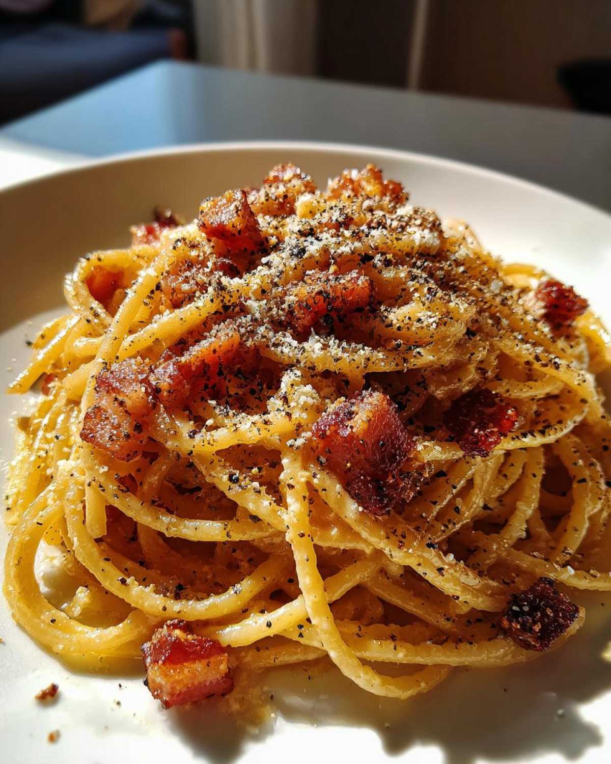 Spaghetti Carbonara - detail 3