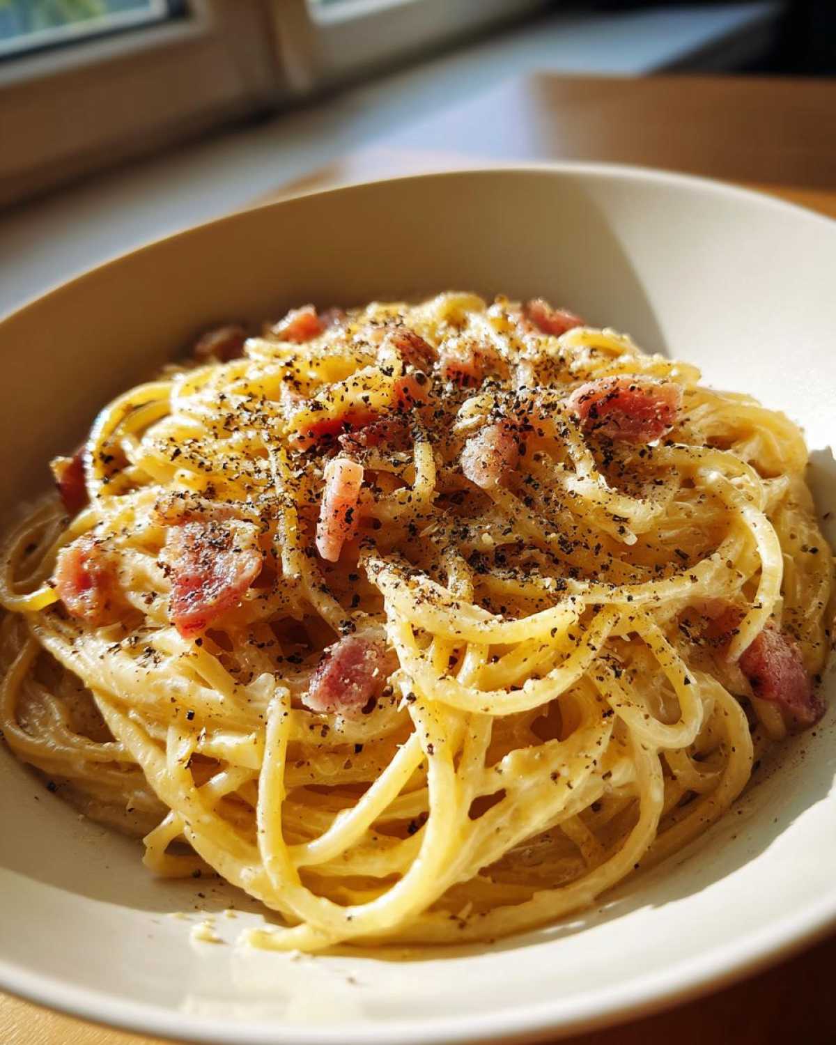 Spaghetti Carbonara - detail 4