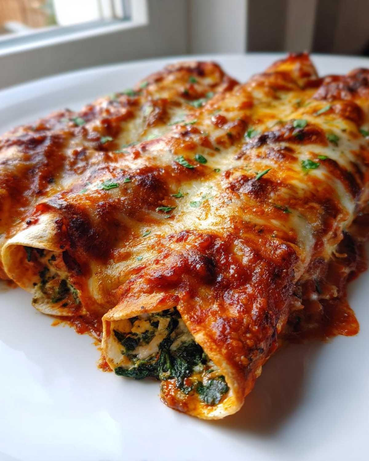 Spinach Enchiladas - detail 2