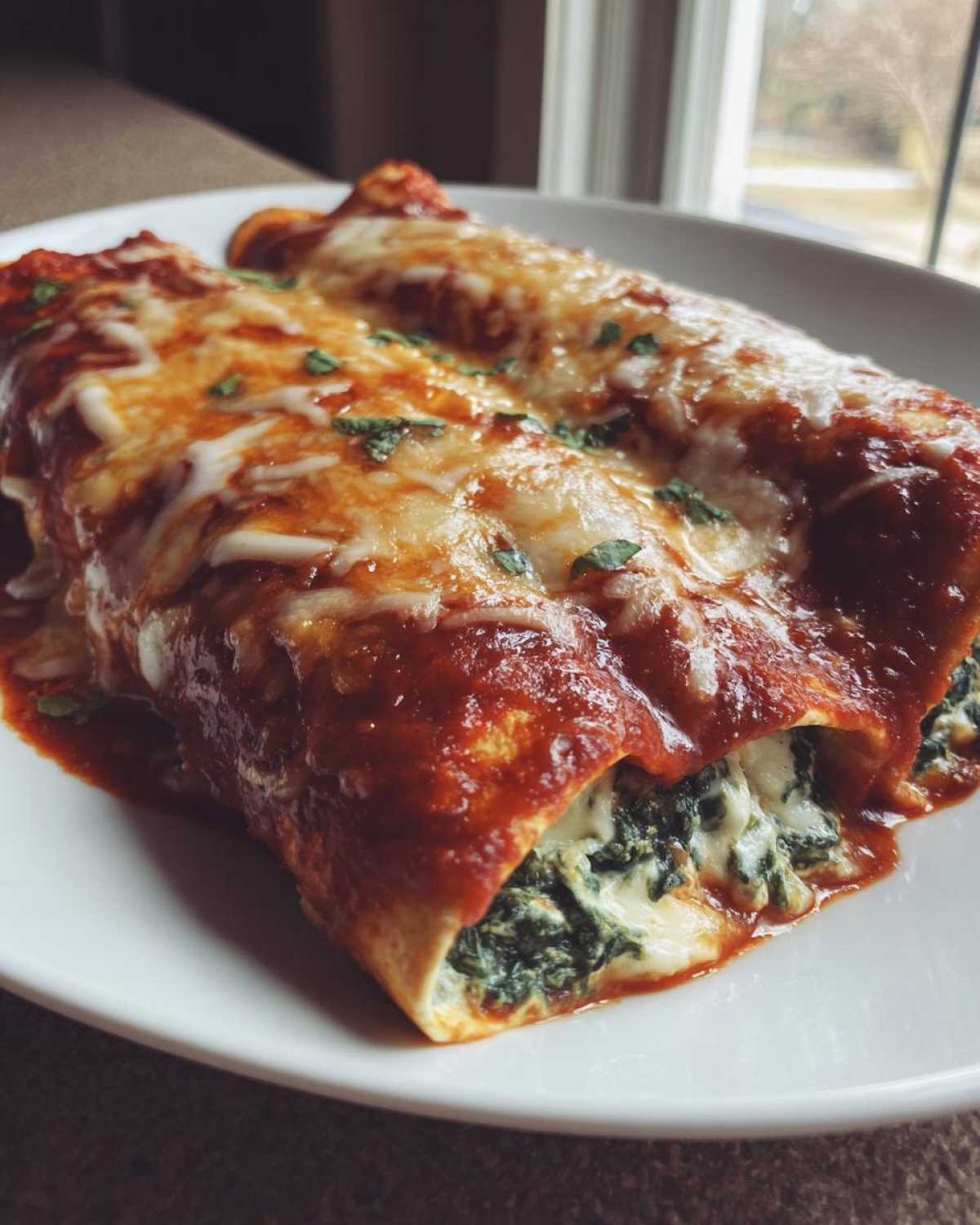 Spinach Enchiladas - detail 3