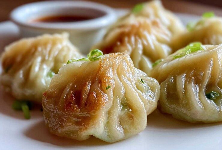 Steamed Pork & Scallion Dumplings