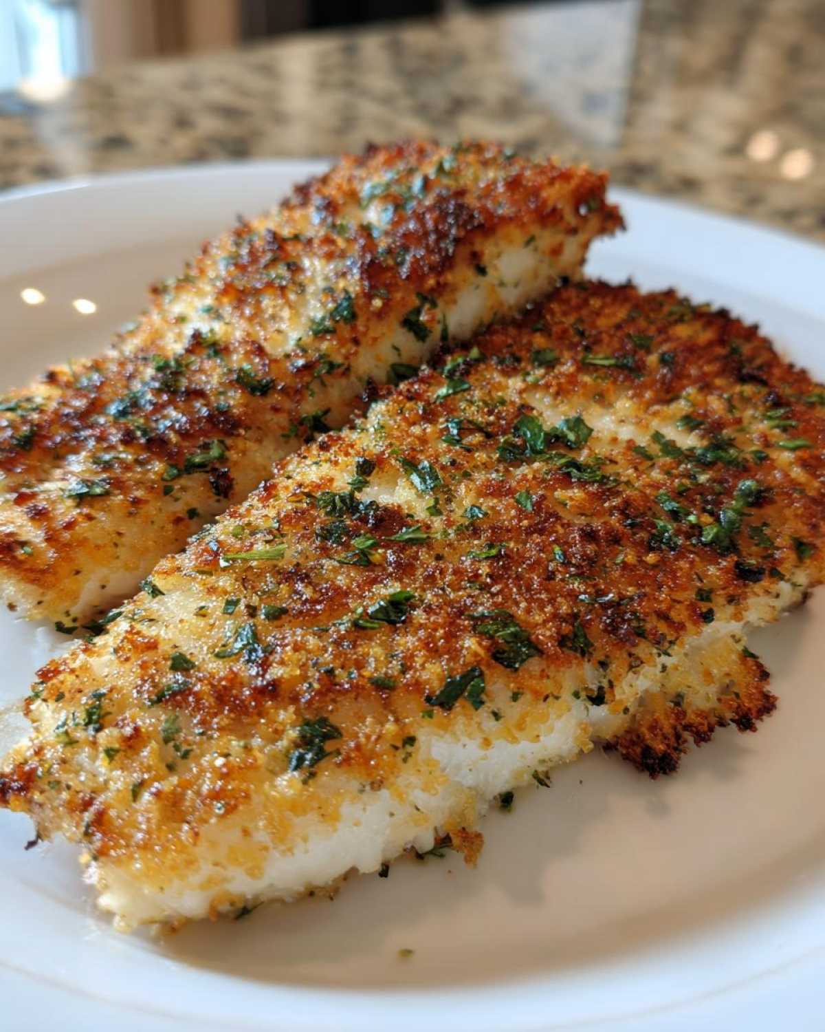 Tilapia Parmesan - detail 2