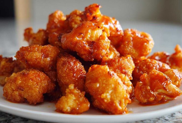 Air Fryer Buffalo Cauliflower Bites
