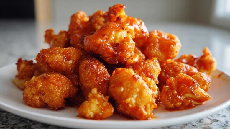 Air Fryer Buffalo Cauliflower Bites